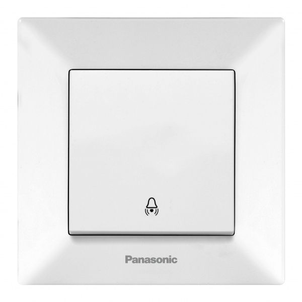Кнопка дзвінка Panasonic Arkedia Slim білий 480300036
