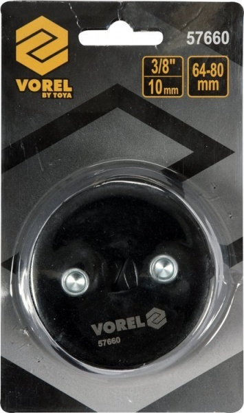 Ключ для демонтажу масляного фільтра Vorel O 64-80 мм