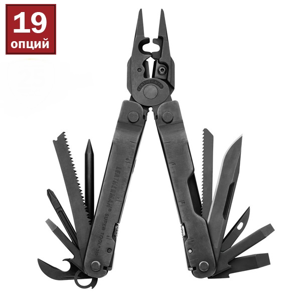 Мультитул Leatherman Super Tool 300 Eod-Black Molle Brown, 19 инструментов 831368