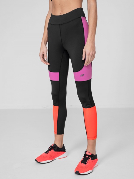 Лосины 4F WOFUNCTIONAL TROUSERS SPDF014 H4Z22-SPDF014-20S р.XL черно-красный