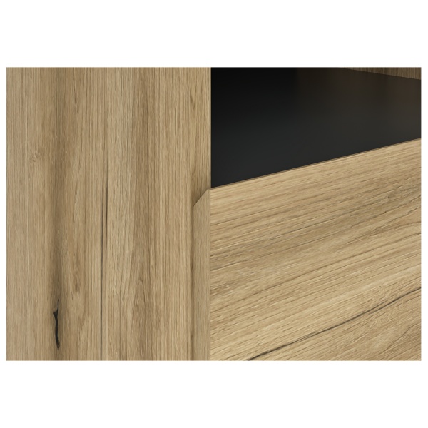 Комод Грейд Combo №1 1300х788х421 мм дуб евок прибережний /графіт сірий/дуб евок прибережний 