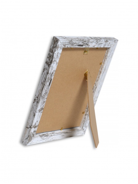 Фоторамка с паспарту Velista 24W-862001 v 1 фото 10x15 см белый с коричневым 