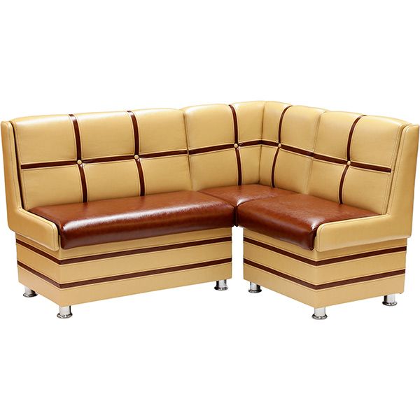 Уголок кухонный Берегиня Сицилия левый коричнево-бежевый