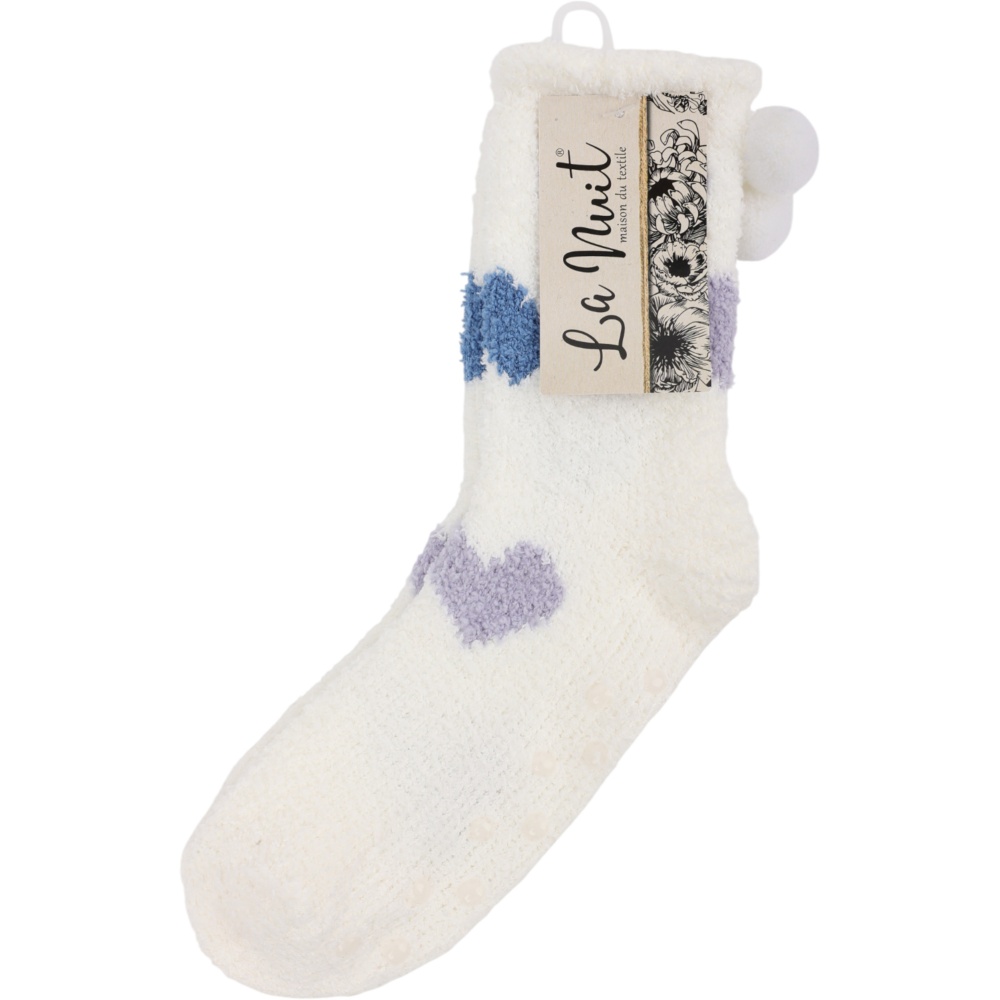 Шкарпетки жіночі La Nuit Home Сердечка р.one size блакитний 1 шт.