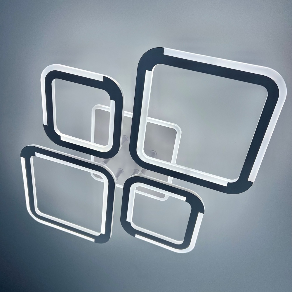 Люстра світлодіодна Luminaria 4x75 Вт LED-модуль 101 Біла SELENA 75W 5S WHITE