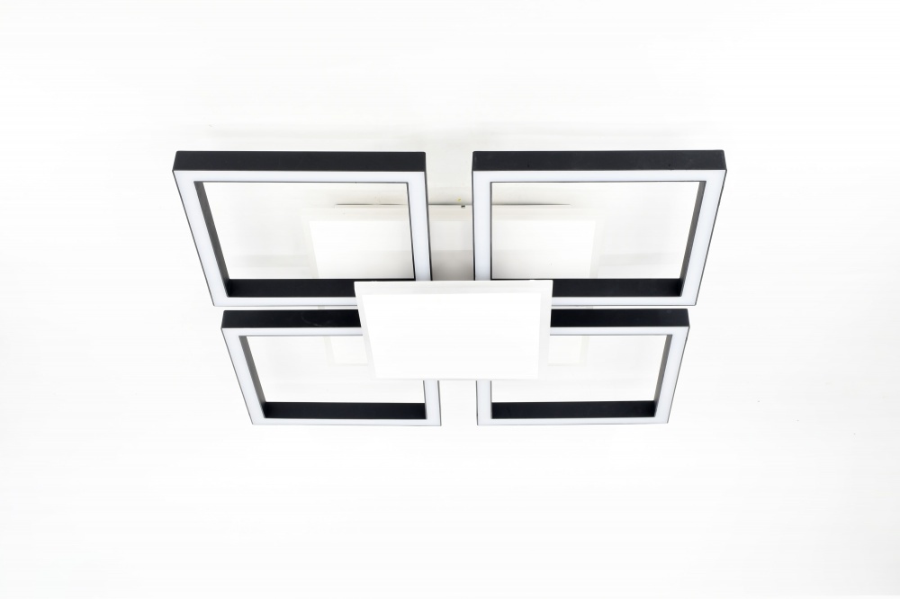 Люстра стельова Sensio LED ALBOX S510 11600Lm 3000-6000K 106 Вт білий/чорний