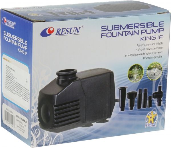 Помпа Resun King-1F фонтанная с насадками 380 л/ч 0,9 м
