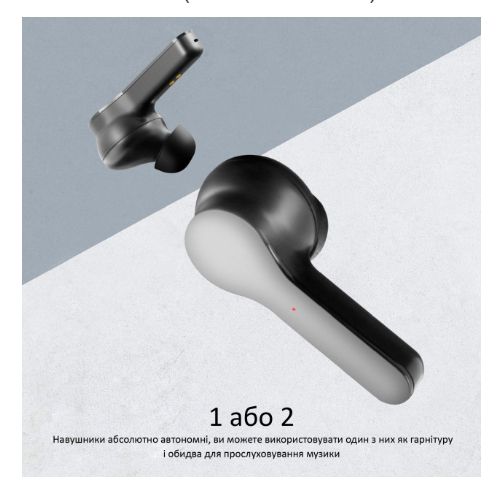 Навушники Promate Bluetooth 5 IPX5 black (trueblue-4.black) 