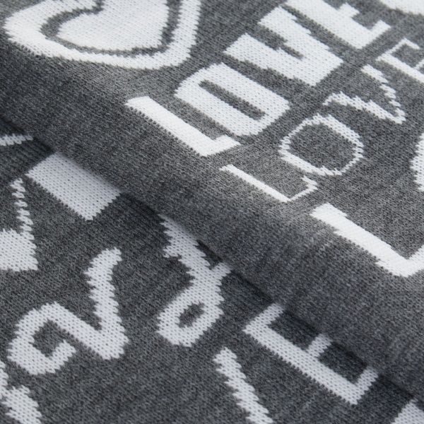 Плед Аrt Knit Big Love 130x170 см графитовый 