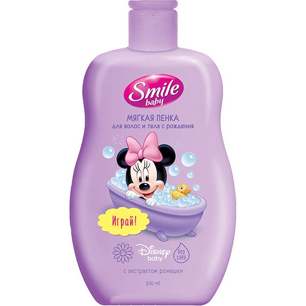Гель-піна Smile Baby для волосся і тіла 300 мл