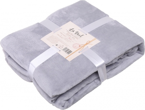 Плед мікрофібра Alloy 200x220 см сірий La Nuit 