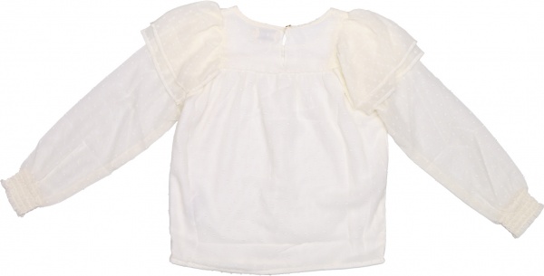 Блуза NWM для девочек р.158 айвори U44071-1 