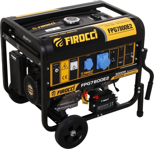 Электрогенераторная установка Firocci FPG7800E2 5 кВт / 5,5 кВт бензин