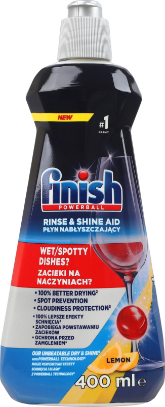 Ополаскиватель для посудомоечных машин Finish Rinse Лимон 0,4л