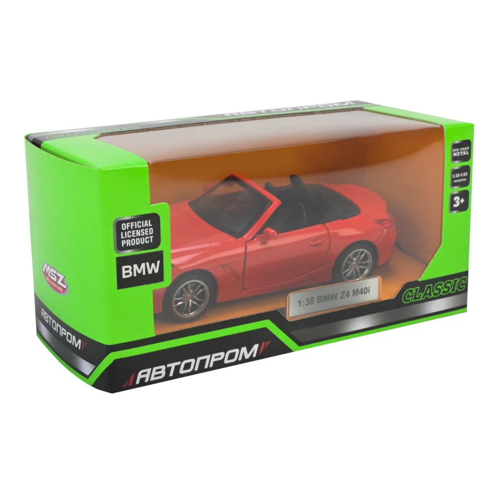 Автомодель Автопром 1:38 BMW Z4 M40i 4354