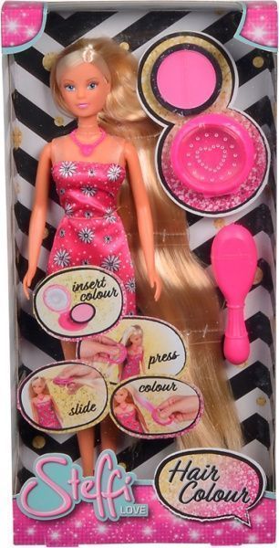 Кукла Simba Steffi Love Штеффи с длинными волосами и аксессуарами для покраски