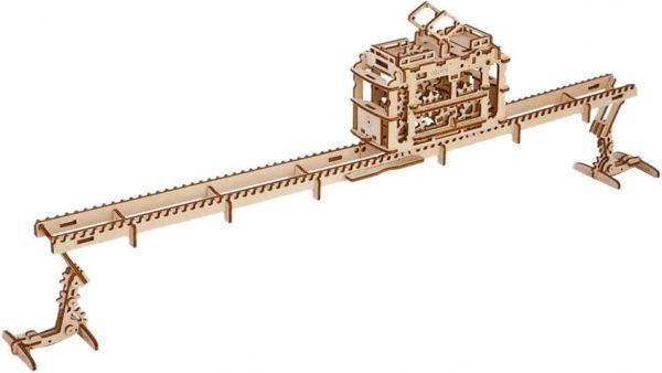 Конструктор Ukrainian Gears Трамвай с рельсами 70008