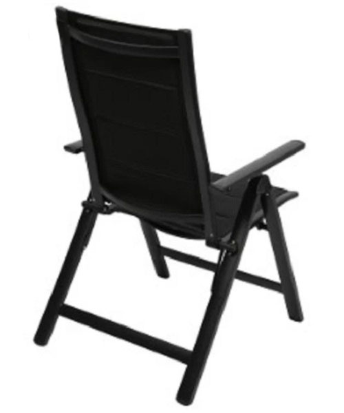 Кресло-шезлонг Indigo 70x60x106 см 5 позиций черный