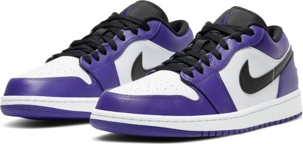 Кроссовки Nike Air Jordan 1 Low 553558-500 р.US 10 фиолетовый
