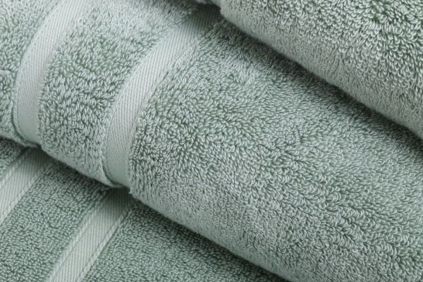 Полотенце махровое Bamboo 30x50 см серо-зеленый La Nuit 