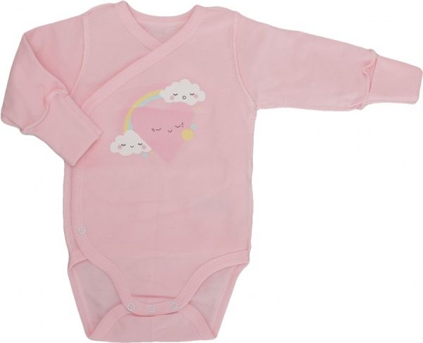 Боди Фламинго ясельный р.56 розовый 146-331 