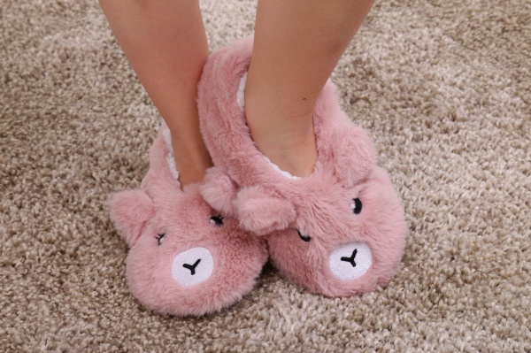 Тапочки детские для девочки Maxwin KIDS Зверюшки Мишка р.29-31 розовый 