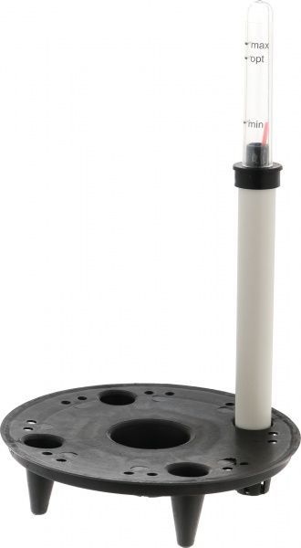 Горшок пластиковый Алеана Ротанг круглый 0,9л кремовый 