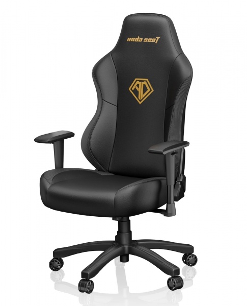 Кресло Anda Seat Phantom 3 Size L Black & Gold (AD18Y-06-B-PVC) черный 