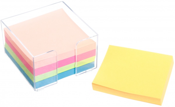 Бумага для заметок с подставкой 85х85 мм 500 листов цвет в ассортименте Nota Bene