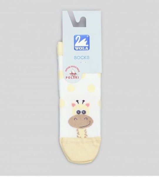 Носки унисекс Wola W24.01P 252 р. 21-23 белый 