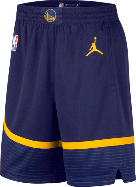 Шорты Nike GSW MNK DF SWGMN SHORT STM 22 DO9430-421 р. M синий