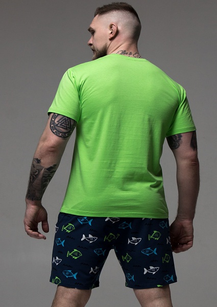 Пижама мужская Roksana 1211/16341 р. 56 зеленый