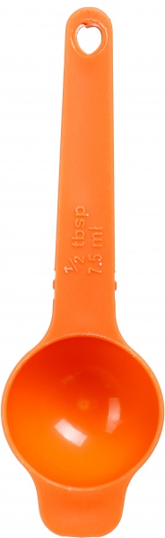 Набор мерных ложек пластик цветные 6 шт