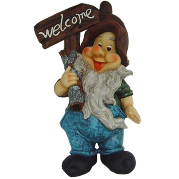 Гном с табличкой 2 NF592