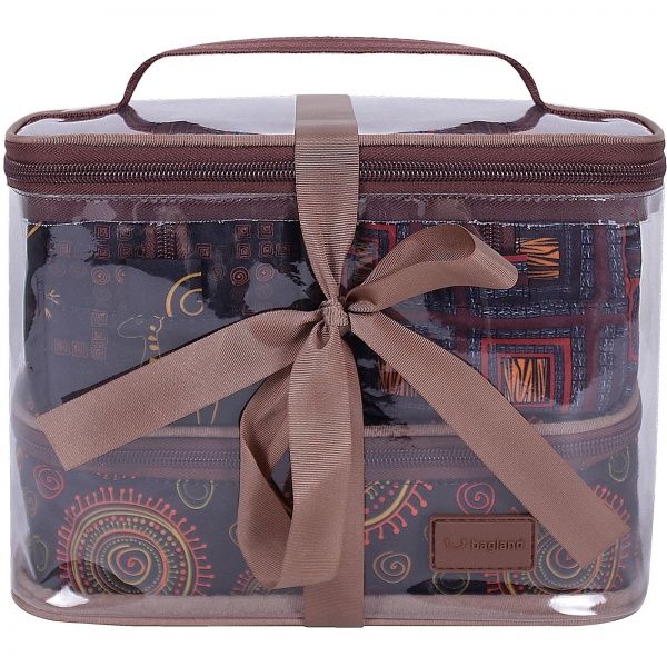 Набір органайзерів для подорожі Bagland 5 л коричневий Reed 733 (00724154) 