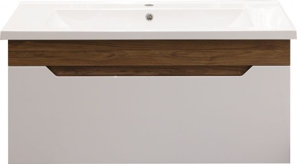 Тумба подвесная Колибри-100-А с умывальником Cosmo 100