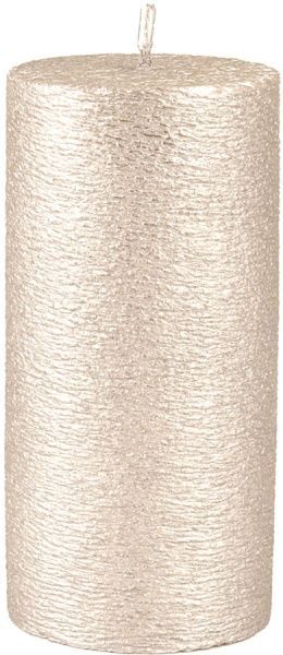 Свічка SS 55/110 мм срібний шовк