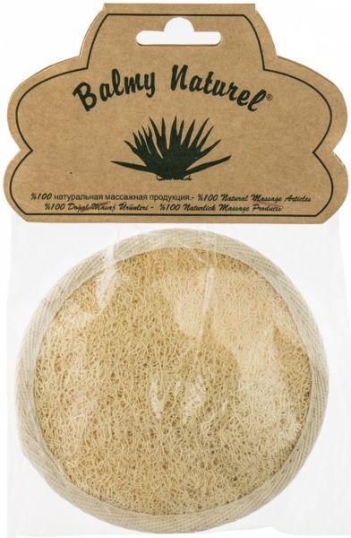 Спонж для очищення обличчя Balmy Naturel двостороння 00324 