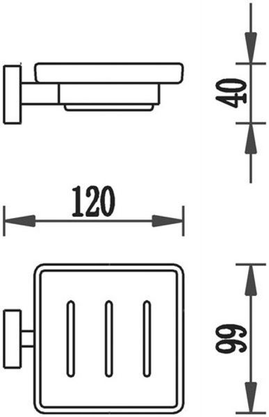 Мыльница Aqua Rodos Terra 4785