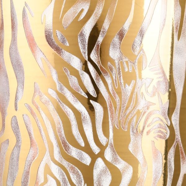 Ваза Zebra декорована 13,2х30 см золото Combi