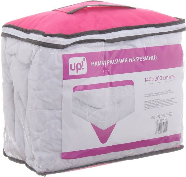 Наматрасник UP! (Underprice) на резинках жаккард 140x200 см 