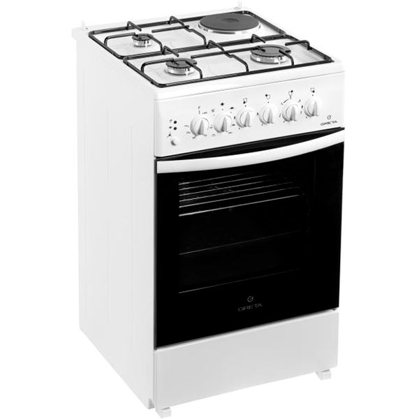 Плита комбинированная Greta KE 5702 MG 13 (W) (1470-ГЕ-00А белая)