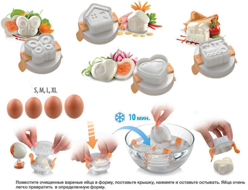Набір форм для яєць Presto 4 шт. 420658 Tescoma