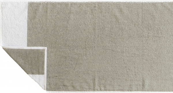 Полотенце 70x140 см белый с серым ABC 