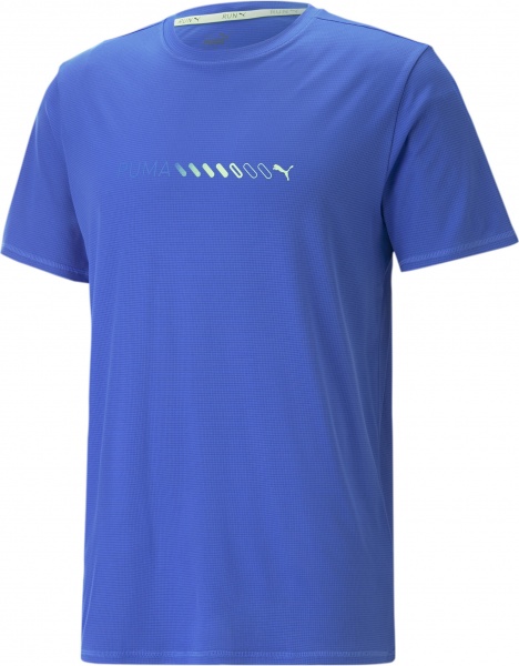 Футболка Puma RUN FAVORITE LOGO TEE 52338792 р.L блакитний