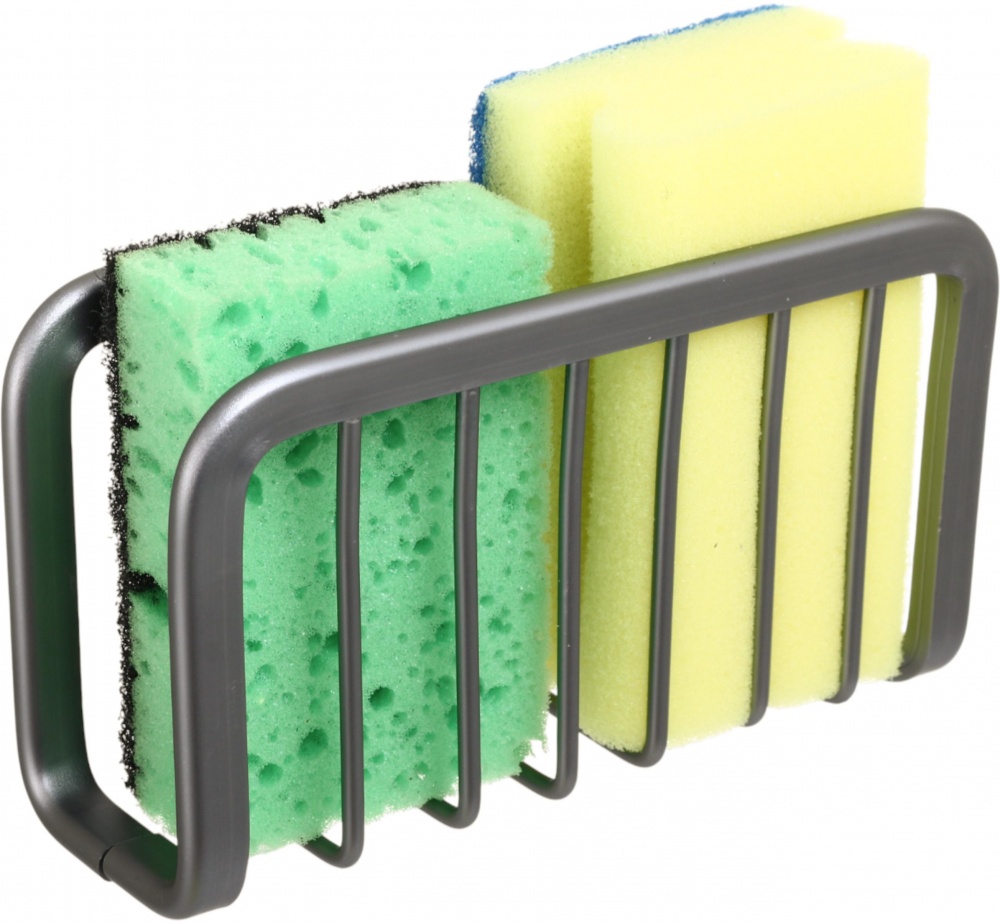 Органайзер для губки Flamberg Premium Sinky 15x5,2x8,4 см сірий S-E804278P
