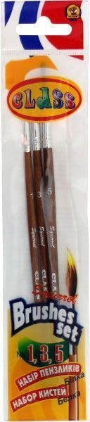 Набор кистей (1, 3, 5) 3 шт. 7612 CLASS 