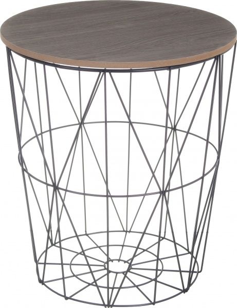 Стол-корзина Сканди 35х35х39 см черный 