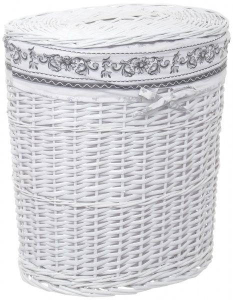 Корзина плетеная с текстилем 44х30х48 см HQ13-53CD-2 