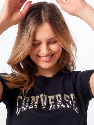 Футболка Converse TWISTED VARSITY PATTERN CLASSIC 10018432-001 XL чорний